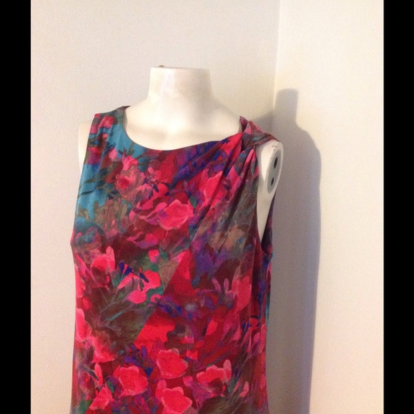 Vince Camuto Floral Print Dress 6 🍀SALE🍀 - Picture 2 of 3